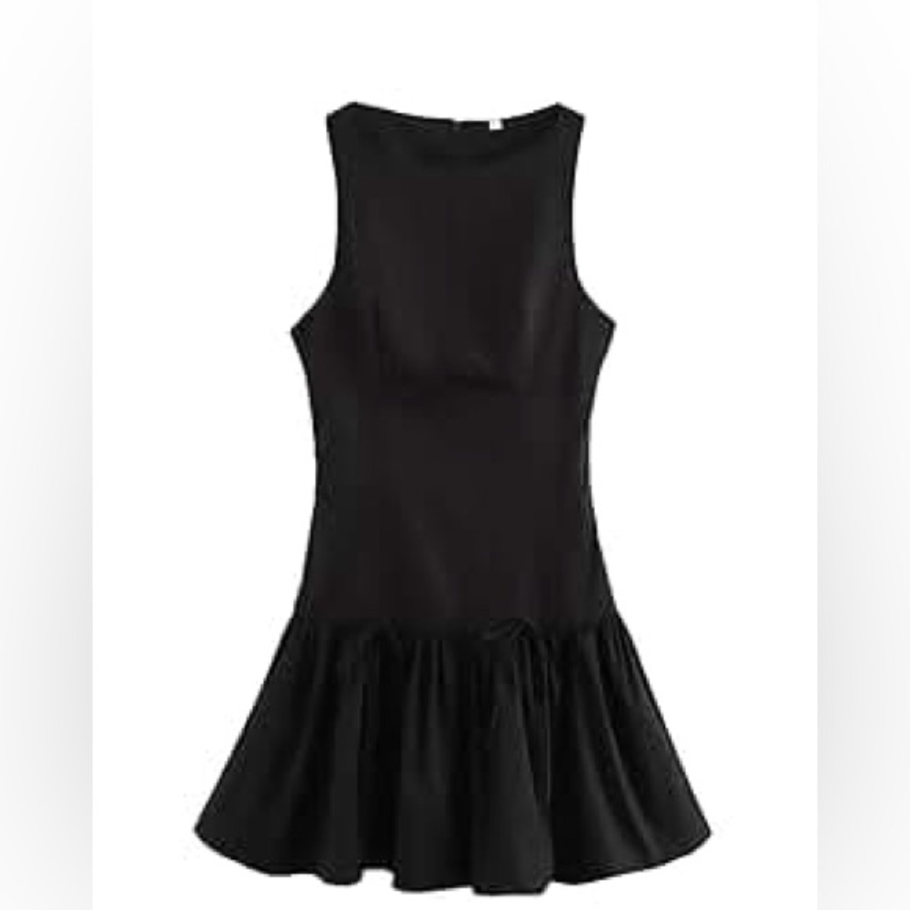 Bubble skirt Black Sleeveless Bodycon Dress size S - Picture 10 of 11